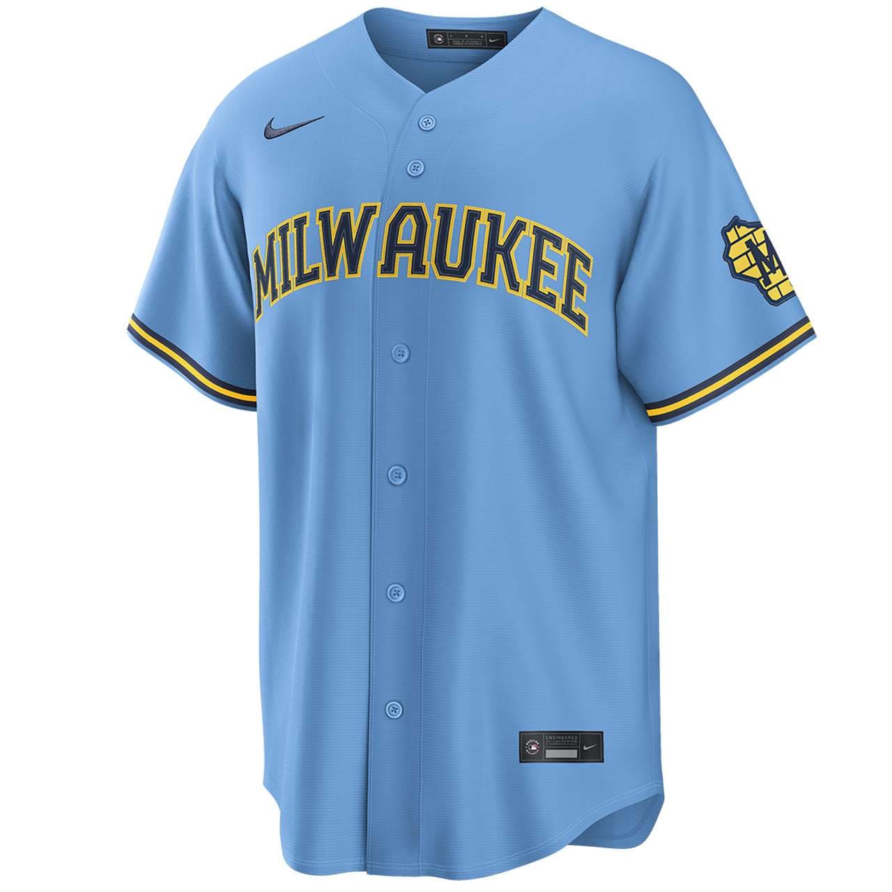 Men's Milwaukee Brewers NIKE® Road Stadium Jersey