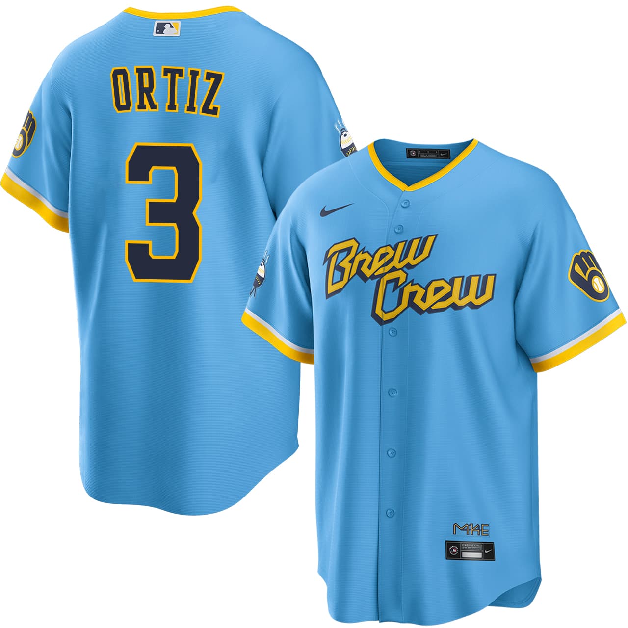 Men's Milwaukee Brewers NIKE® Joey Ortiz City Connect Jersey