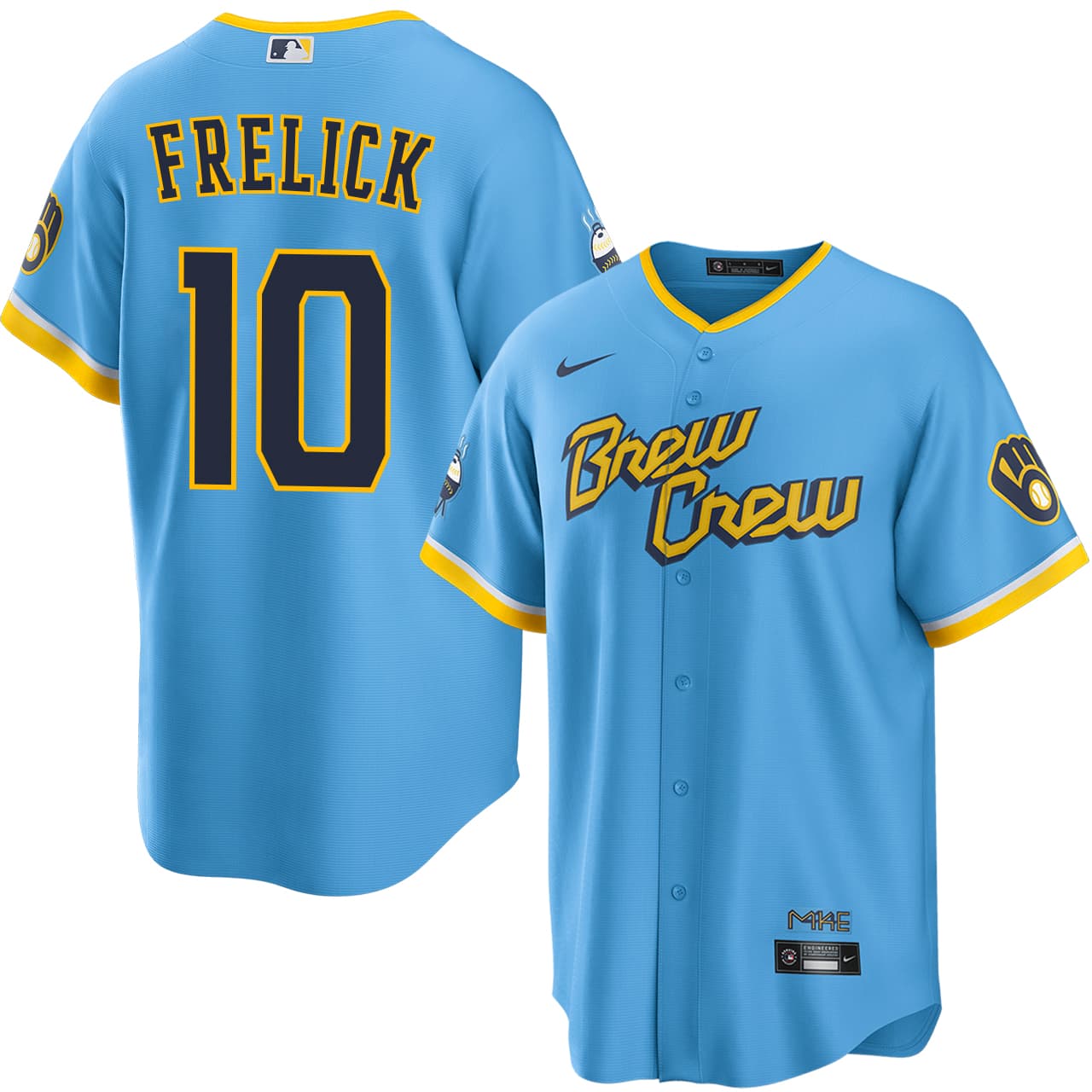 Men's Milwaukee Brewers NIKE® Sal Frelick City Connect Jersey