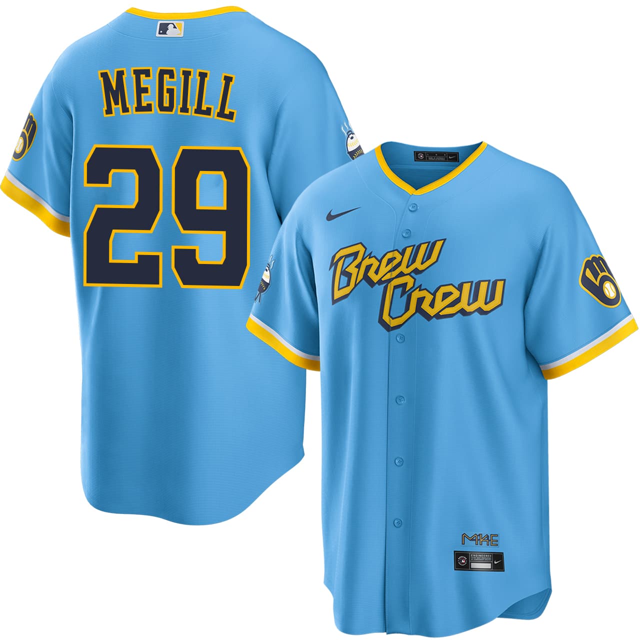 Men's Milwaukee Brewers NIKE® Trevor Megill City Connect Jersey