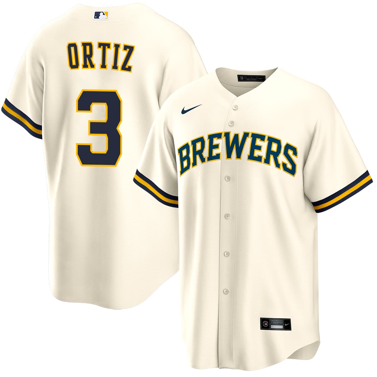 Men's Milwaukee Brewers NIKE® Joey Ortiz Home Jersey