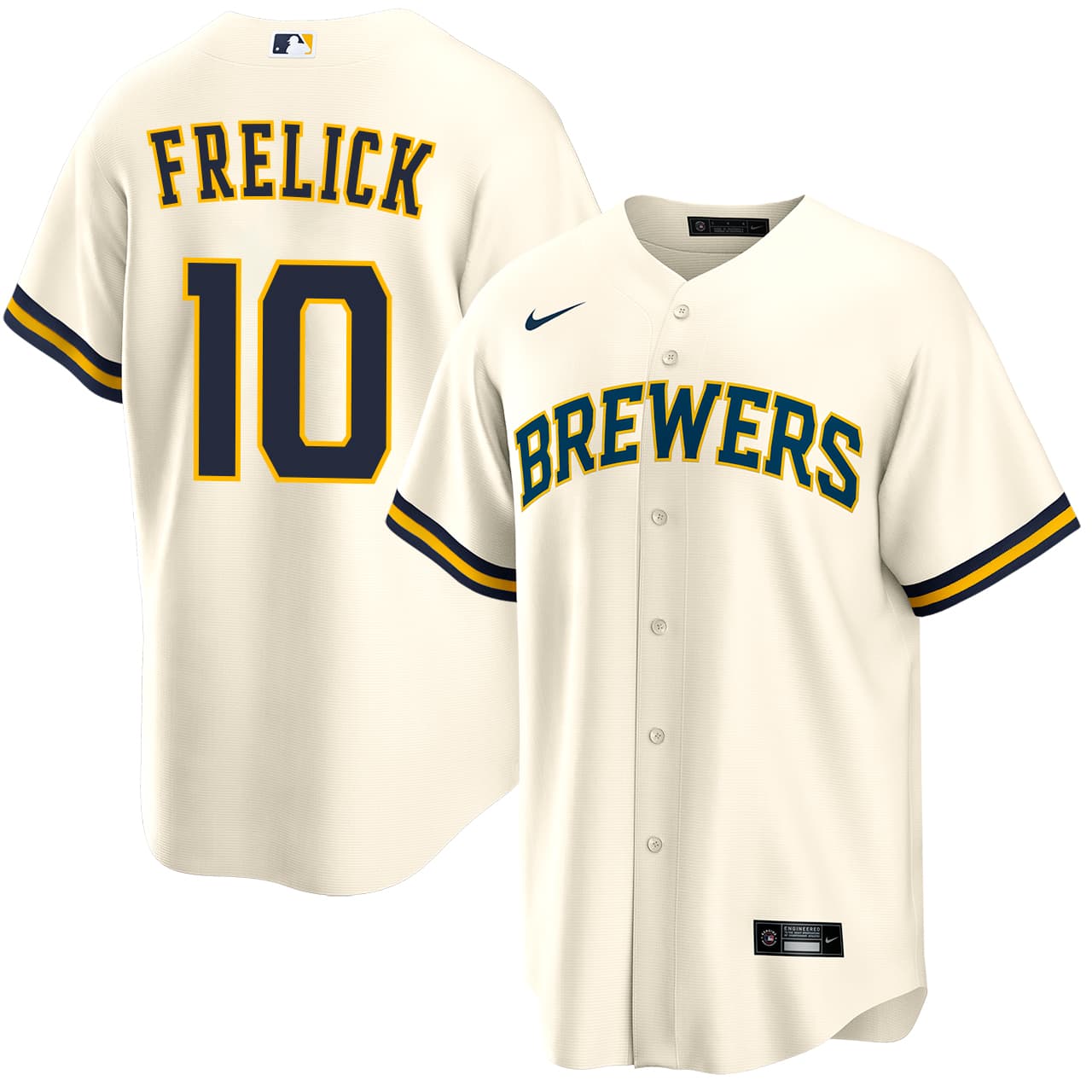Men's Milwaukee Brewers NIKE® Sal Frelick Home Jersey