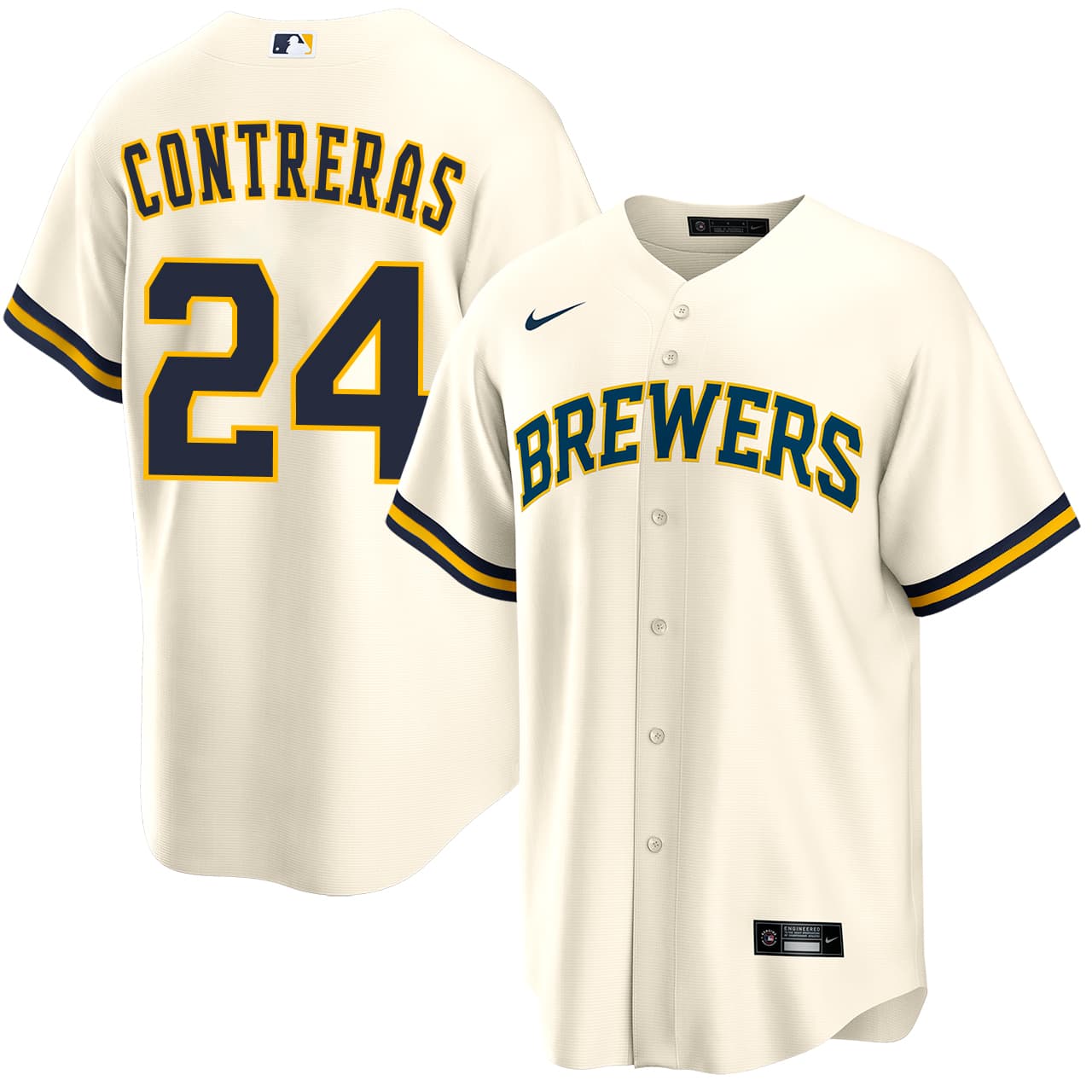 Men's Milwaukee Brewers NIKE® William Contreras Home Jersey