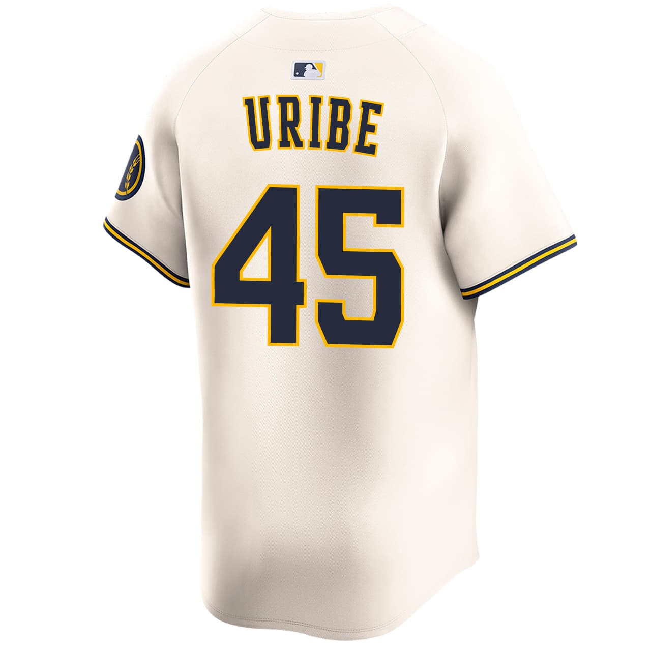 Abner Uribe #45 Milwaukee Brewers Jersey