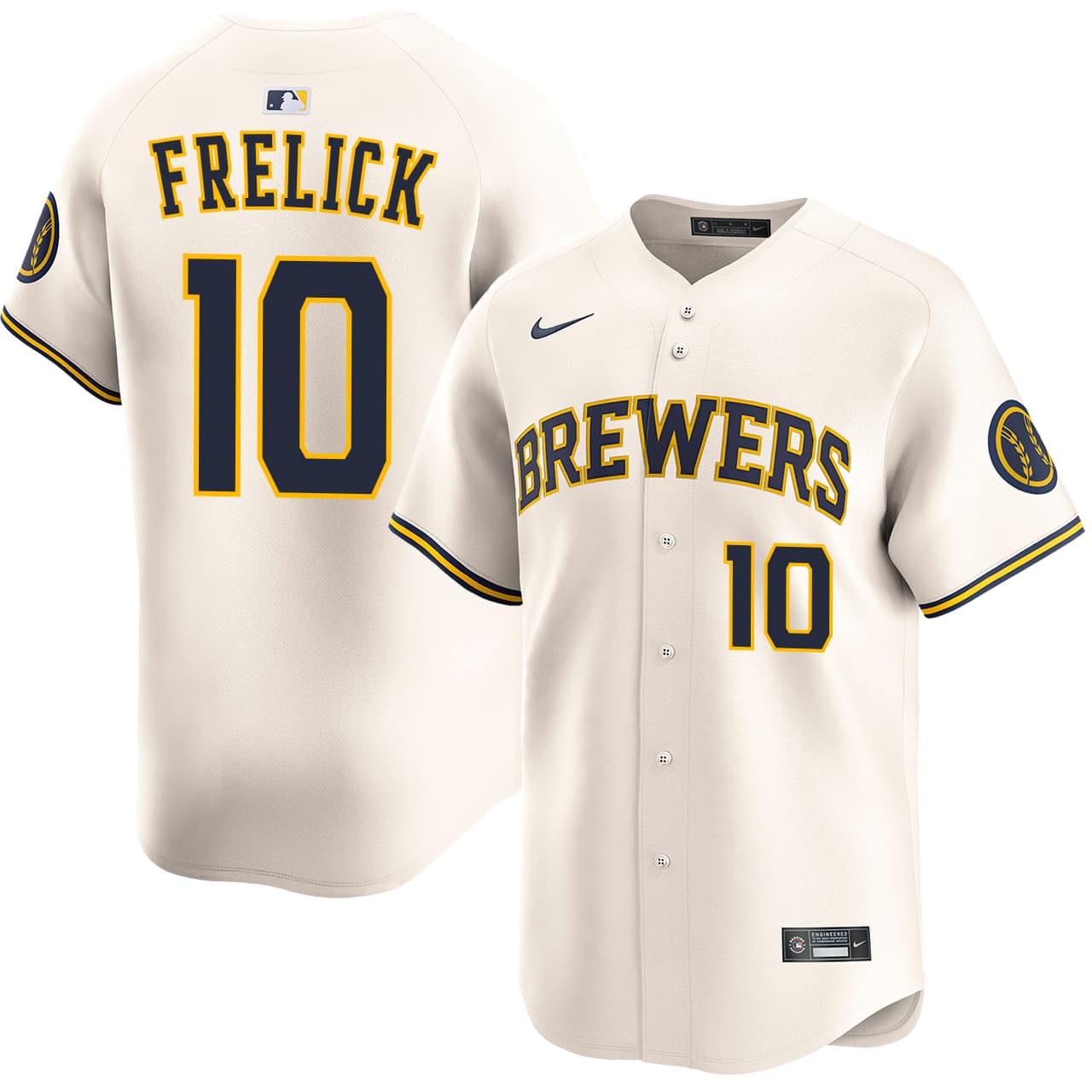 Men's Milwaukee Brewers NIKE® Sal Frelick Home Limited Jersey