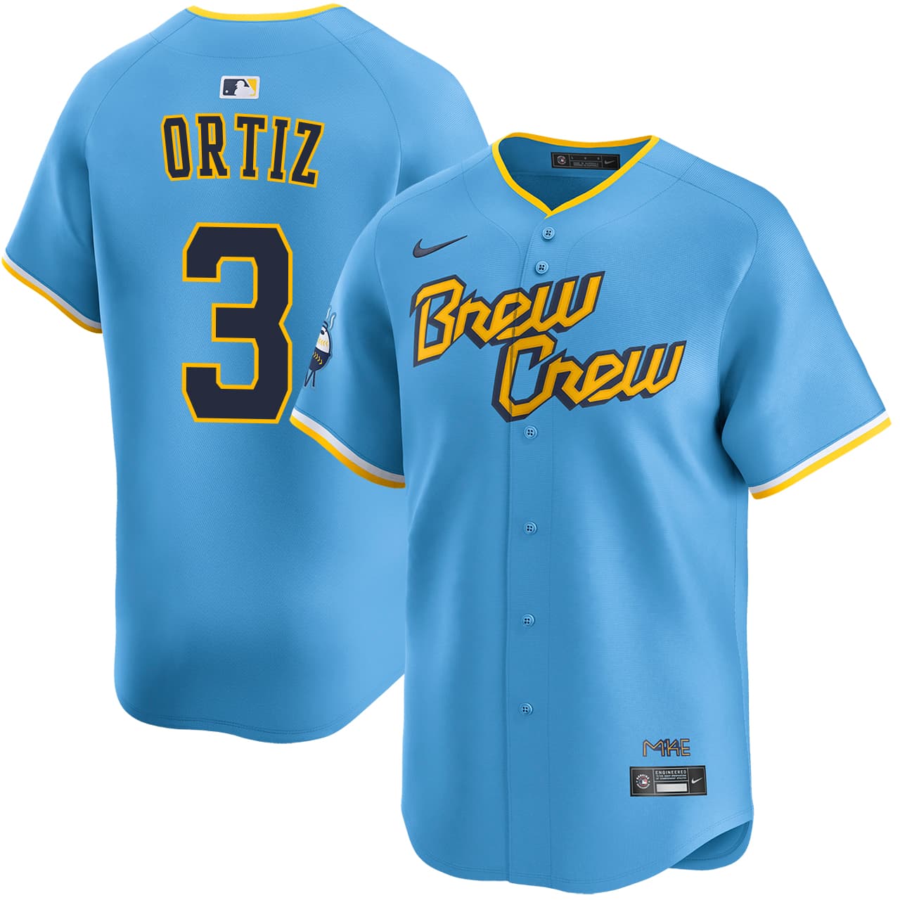 Men's Milwaukee Brewers NIKE® Joey Ortiz City Connect Limited Jersey
