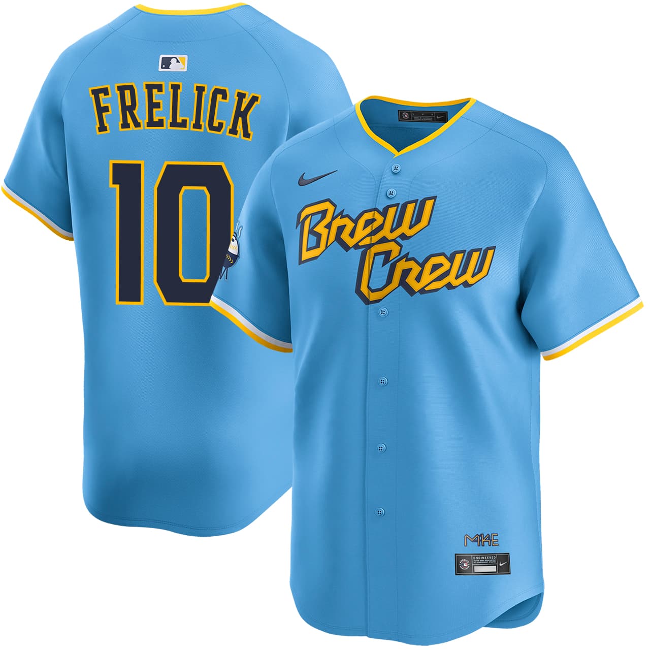 Men's Milwaukee Brewers NIKE® Sal Frelick City Connect Limited Jersey