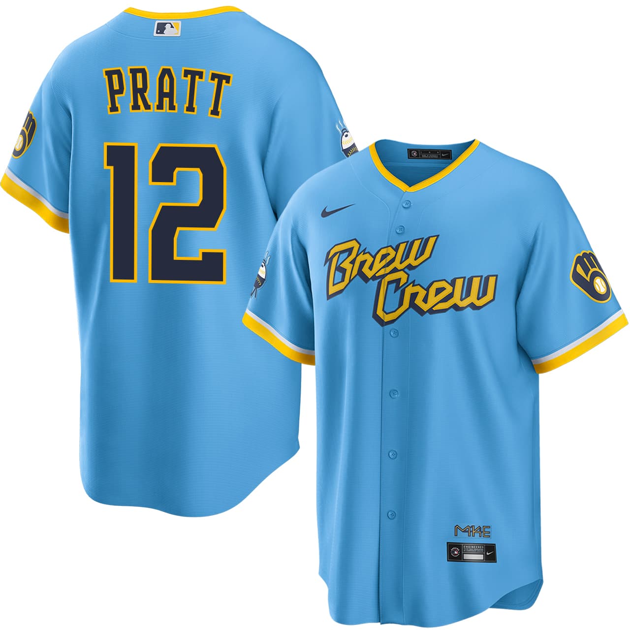 Men's Milwaukee Brewers NIKE® Cooper Pratt City Connect Jersey