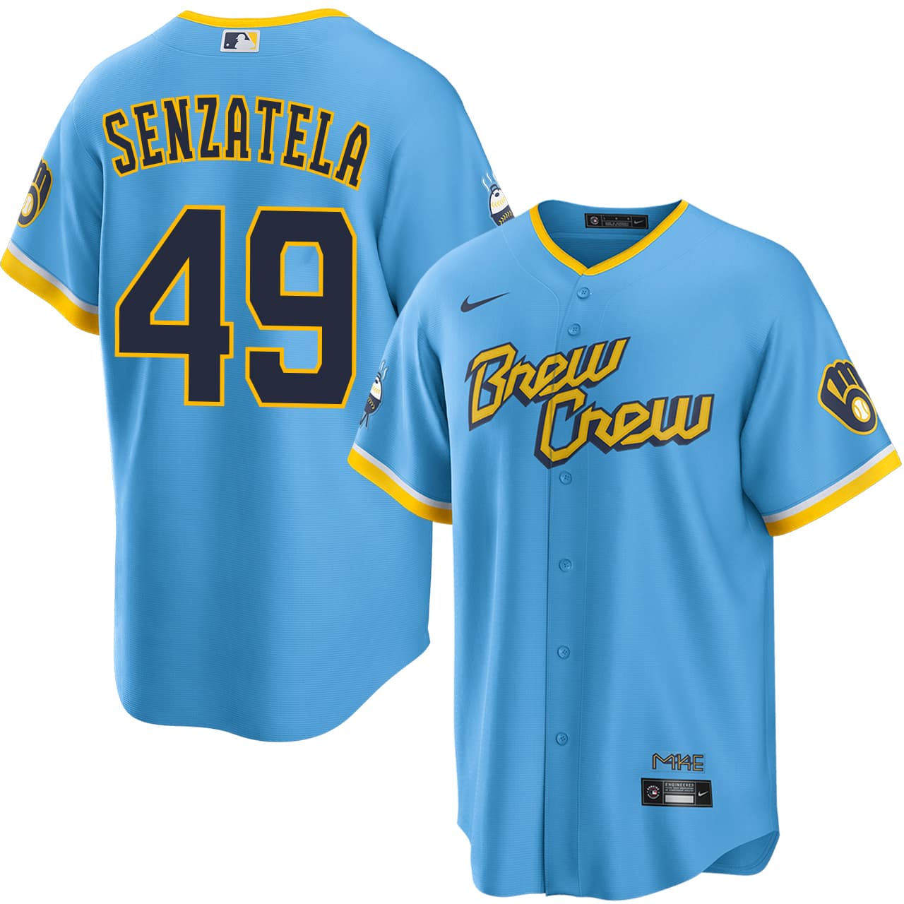 Men's Milwaukee Brewers NIKE® Antonio Senzatela City Connect Jersey