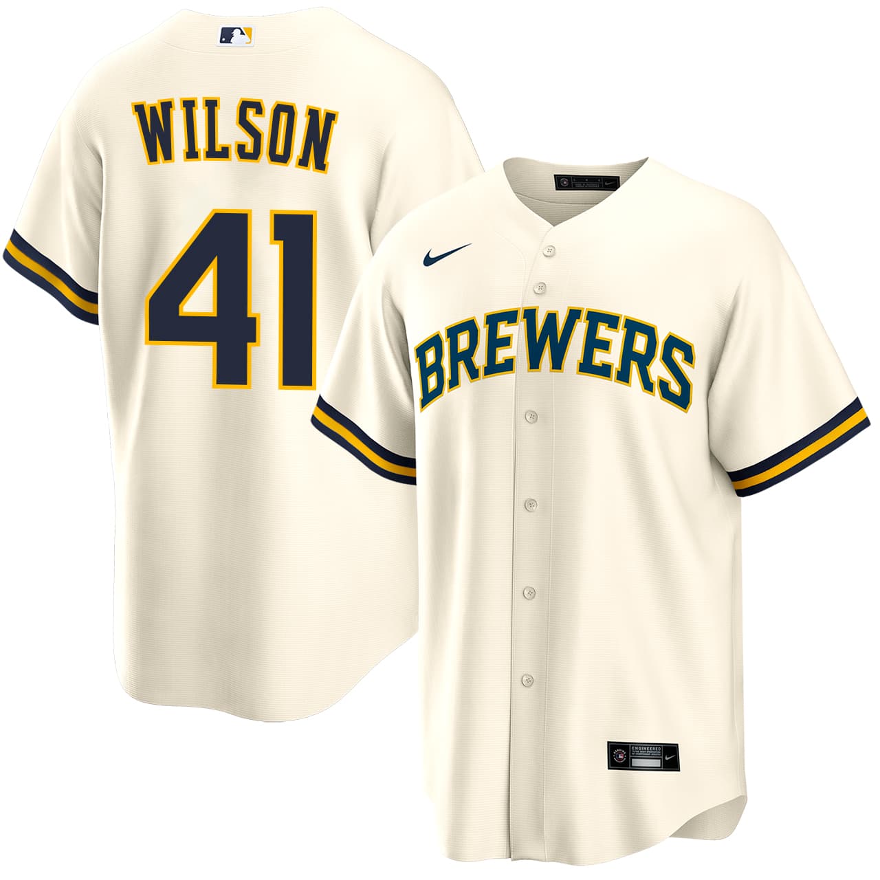 Men's Milwaukee Brewers NIKE® Bryse Wilson Home Jersey