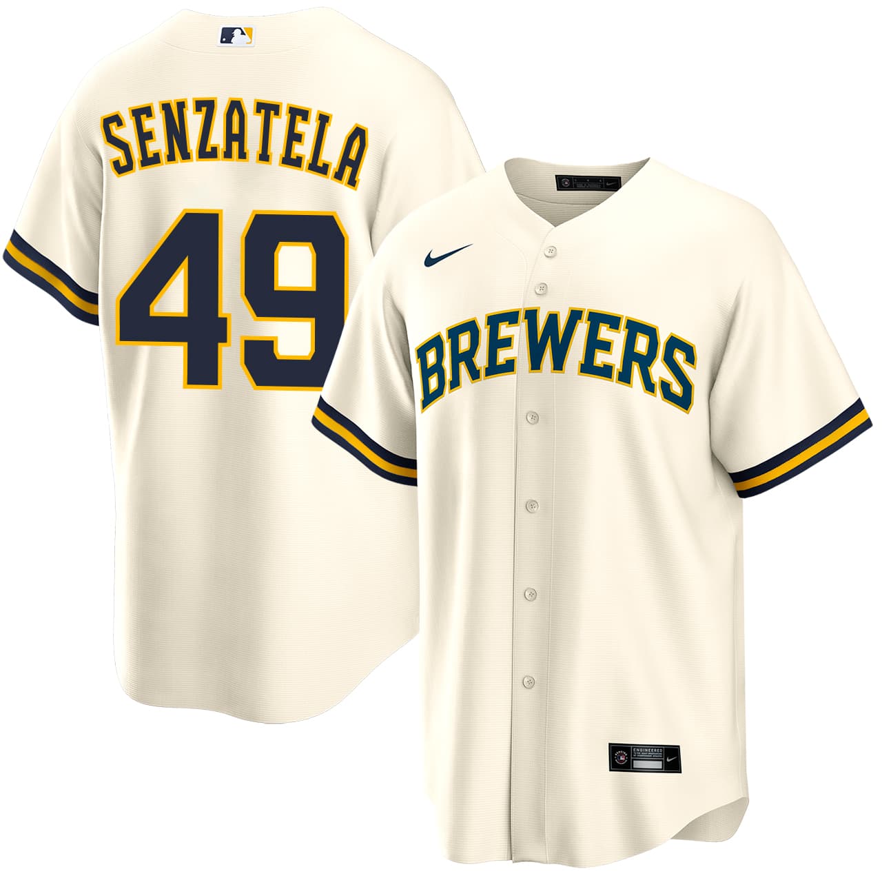 Men's Milwaukee Brewers NIKE® Antonio Senzatela Home Jersey