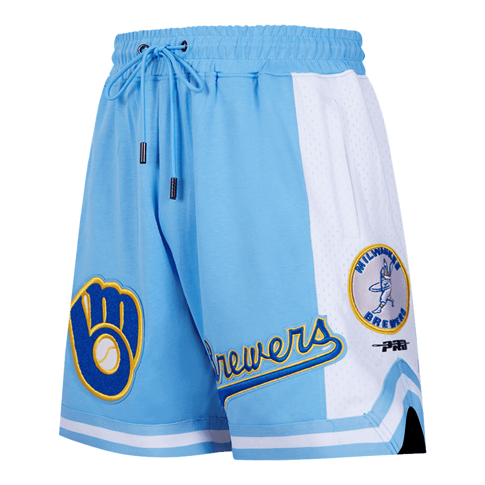 Men’s Milwaukee Brewers University Blue Retro Classic 2.0 Short by Pro Standard®