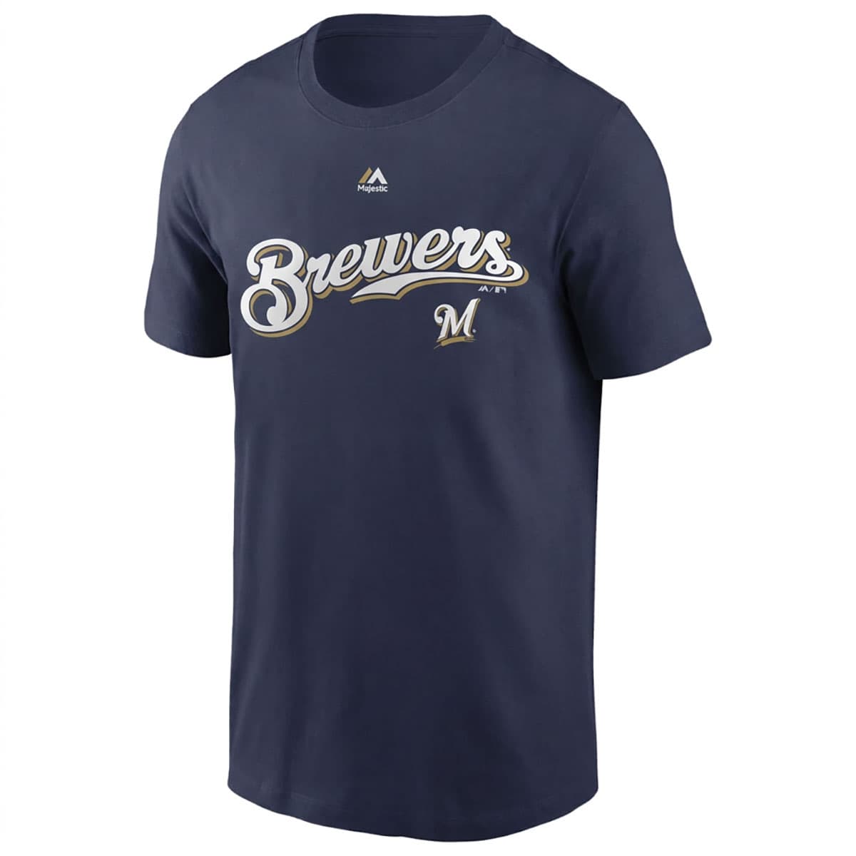Milwaukee Brewers Retro Wordmark T-Shirt by Majestic®